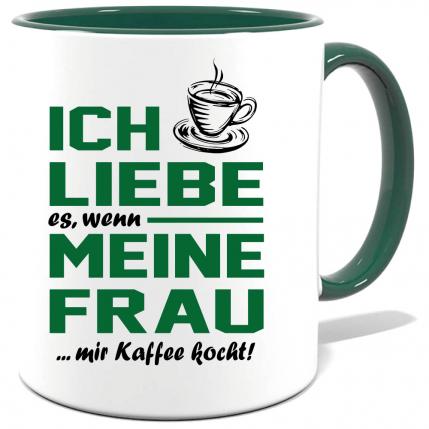 Meine Frau kocht Kaffee