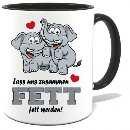 Zusammen Fett werden