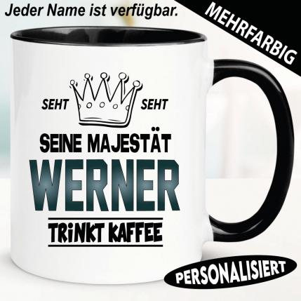 Tasse König mit Name