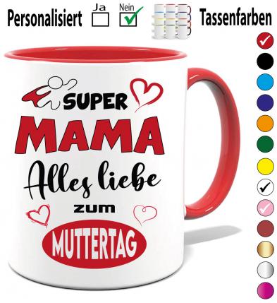 Tasse zum Muttertag Supermama