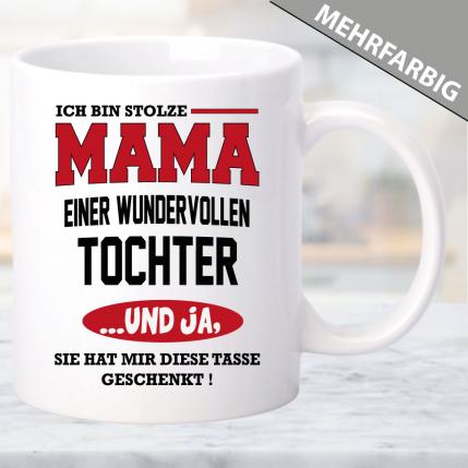 Tasse zum Muttertag Tochter Mama