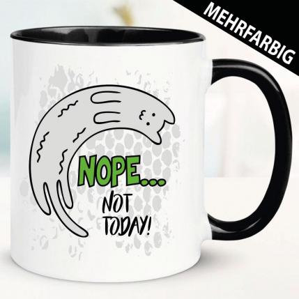 Nope Gebogene Katze