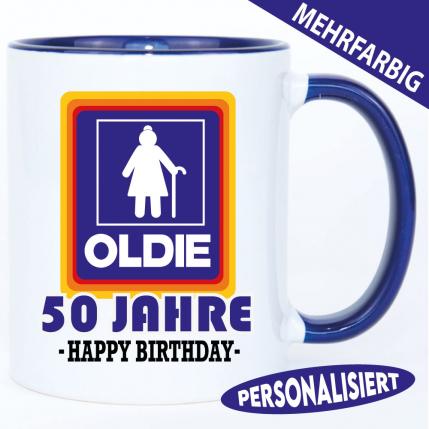 Tasse Geburtstag Oldie für Frauen