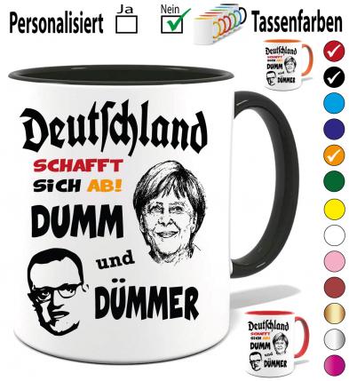 Tasse Corona Dumm und Dümmer