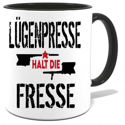 Tasse dumme Politiker Lügenpresse