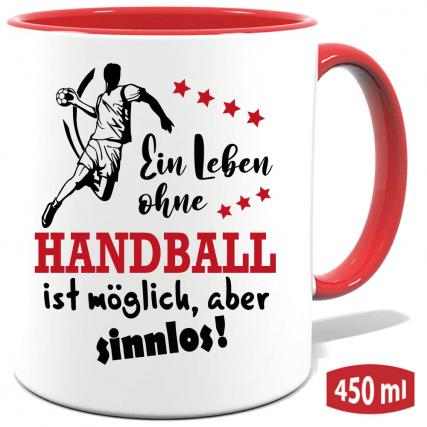 Tasse Sports 450ml Leben Handball