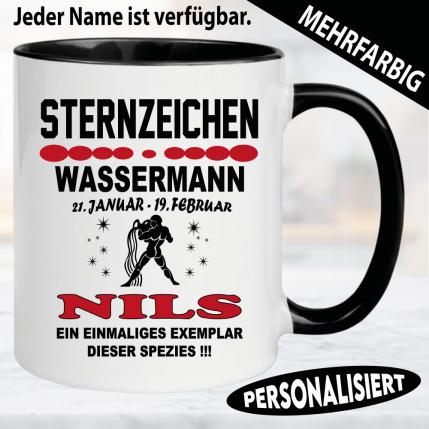 Wassermann Sternzeichen Tasse