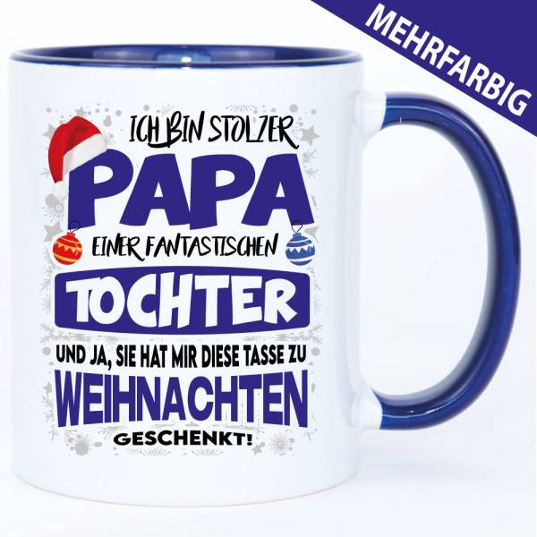 Tasse-Weihnachten-Weihnachtstasse-Papa-fantastische-Tochter