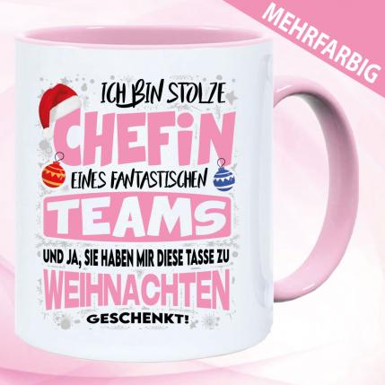Tasse Weihnachten für den besten Chef