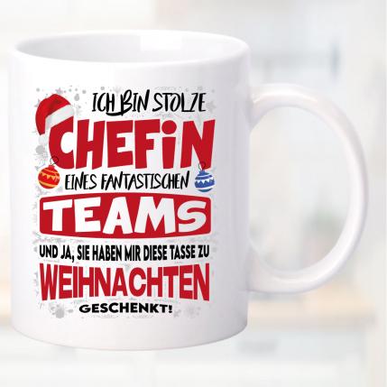 Weihnachten Stolze Chefin