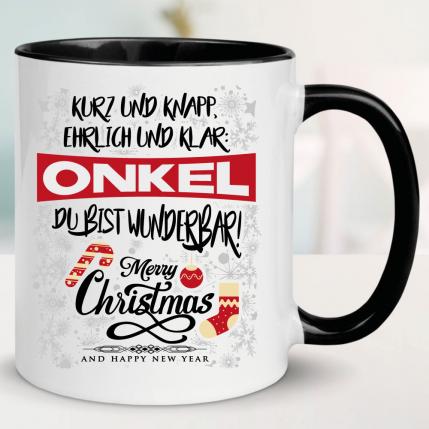 Weihnachtstasse Bester Onkel