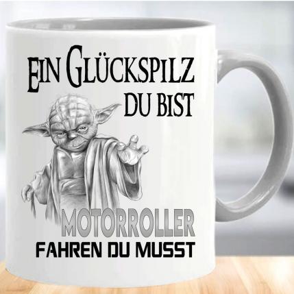Motorroller fahren du musst