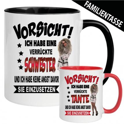 Tasse Verrückte Familie