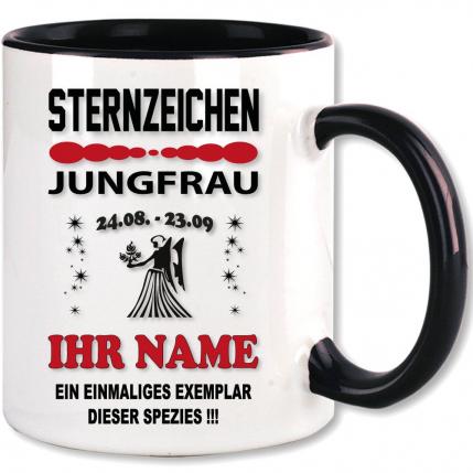 Jungfrau Sternzeichen Tasse