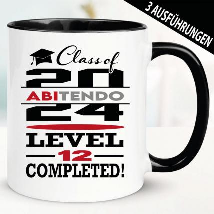 Tasse Abitur. Abitendo. Level 12 Completed.