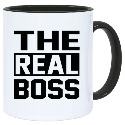2 Tassen Boss und Real Boss