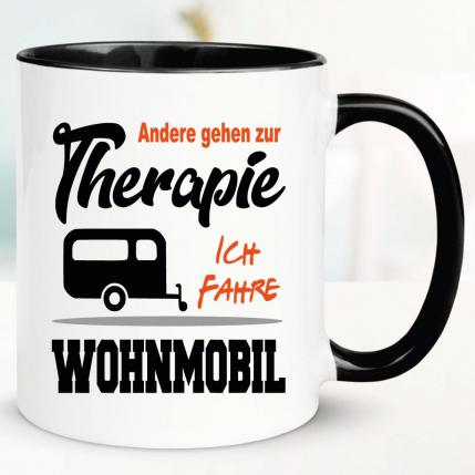 Lustige Sprüche Tasse für Camper Therapie Wohnmobil