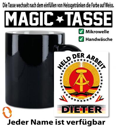 Zaubertasse Held der Arbeit