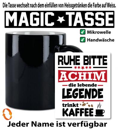 Zauber/ Magic Tasse mit Name Personalisiert Lebende Legende