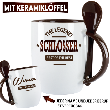 The Legend Löffelbecher Braun