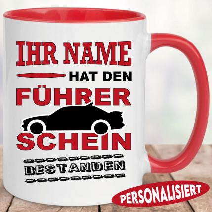 Tasse Führerschein Glückwunsch zum Führerschein Geschenk