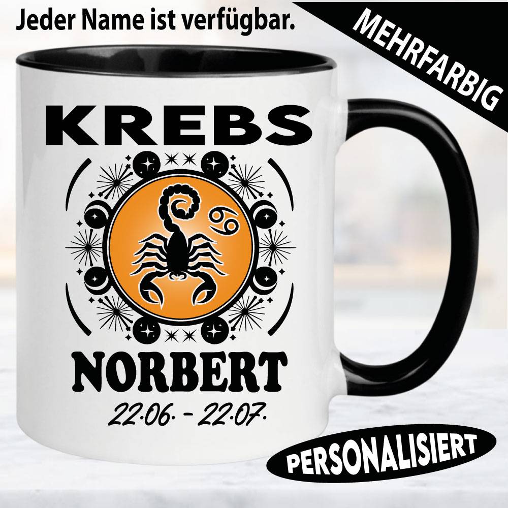 Tasse-Astrologie-Sternzeichen-Krebs-Personalisiert-Name-Geburtstag