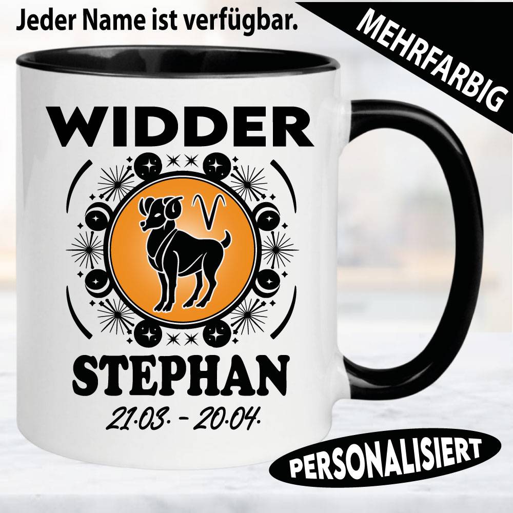 Tasse-Astrologie-Sternzeichen-Widder-Personalisiert-Name-Geburtstag
