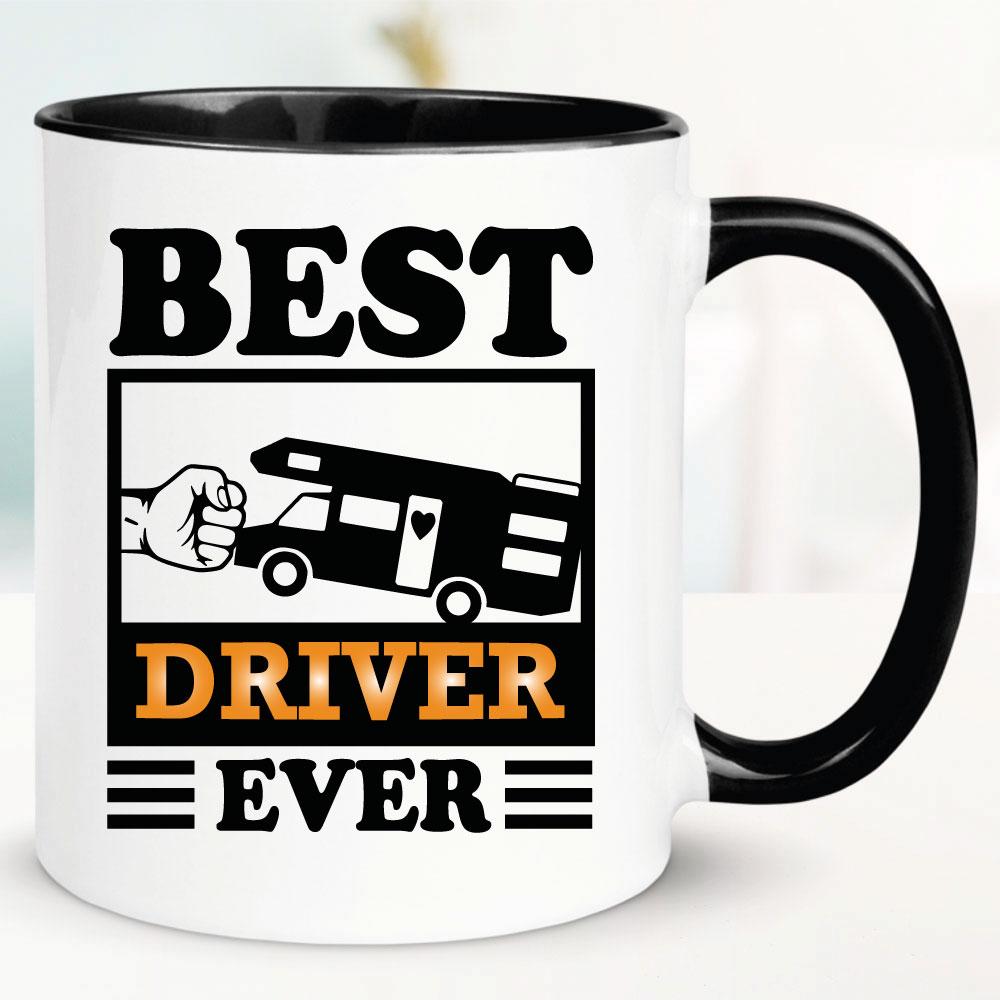 Lustige Sprüche Tasse für Camper Best Driver