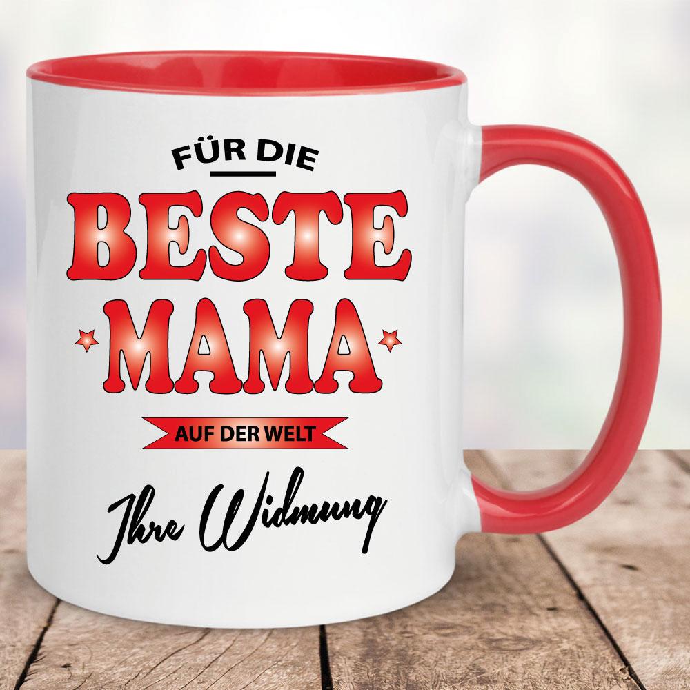 Beste Mama mit Widmung