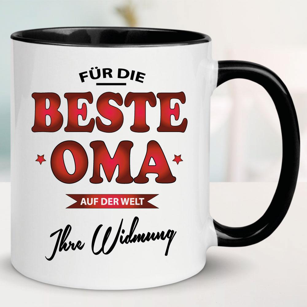 Beste Oma mit Widmung