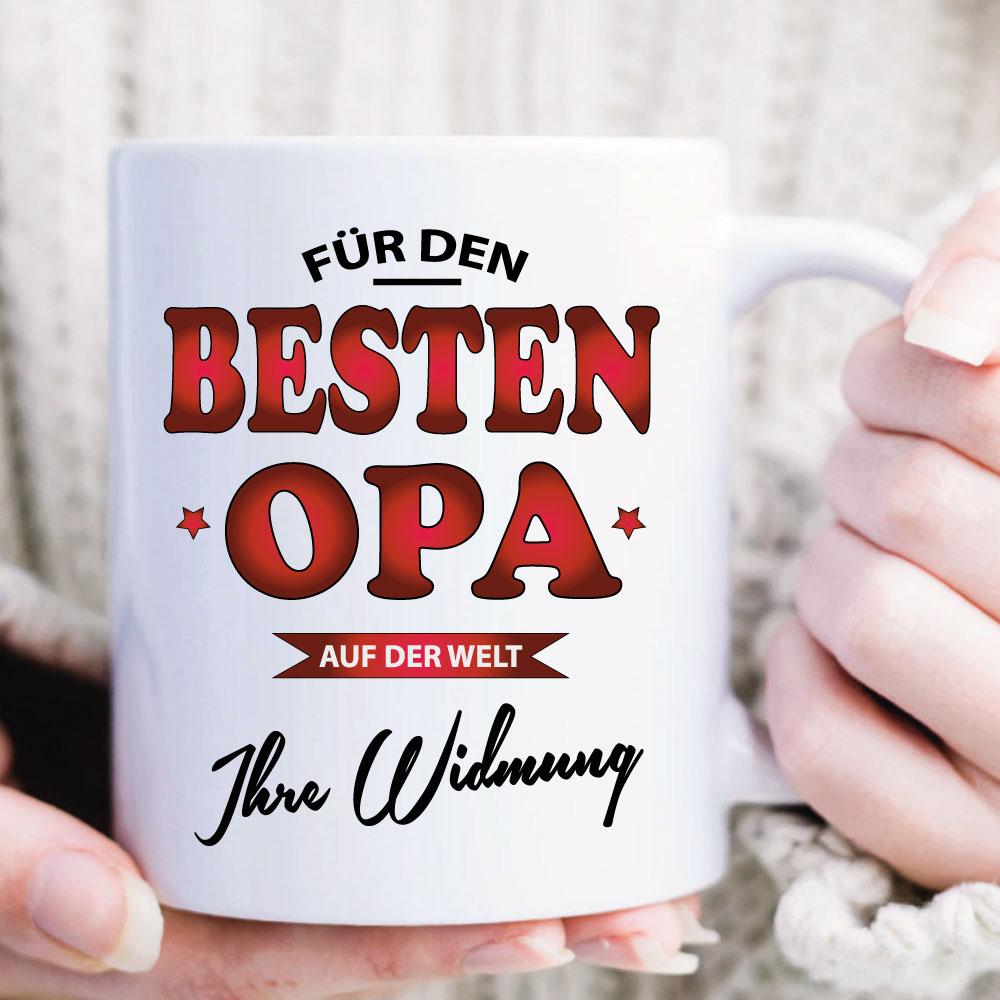 Bester Opa mit Widmung