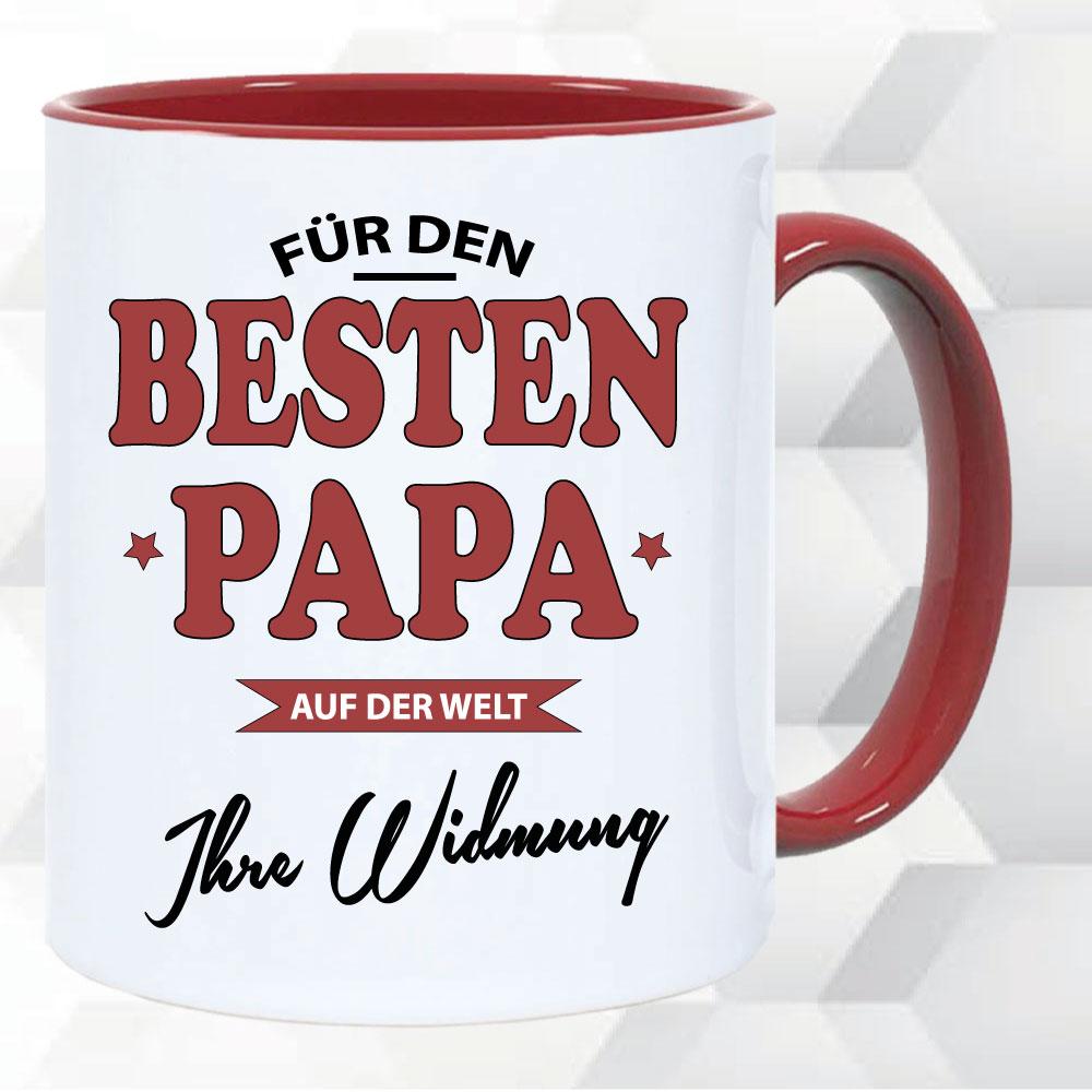 Bester Papa mit Widmung