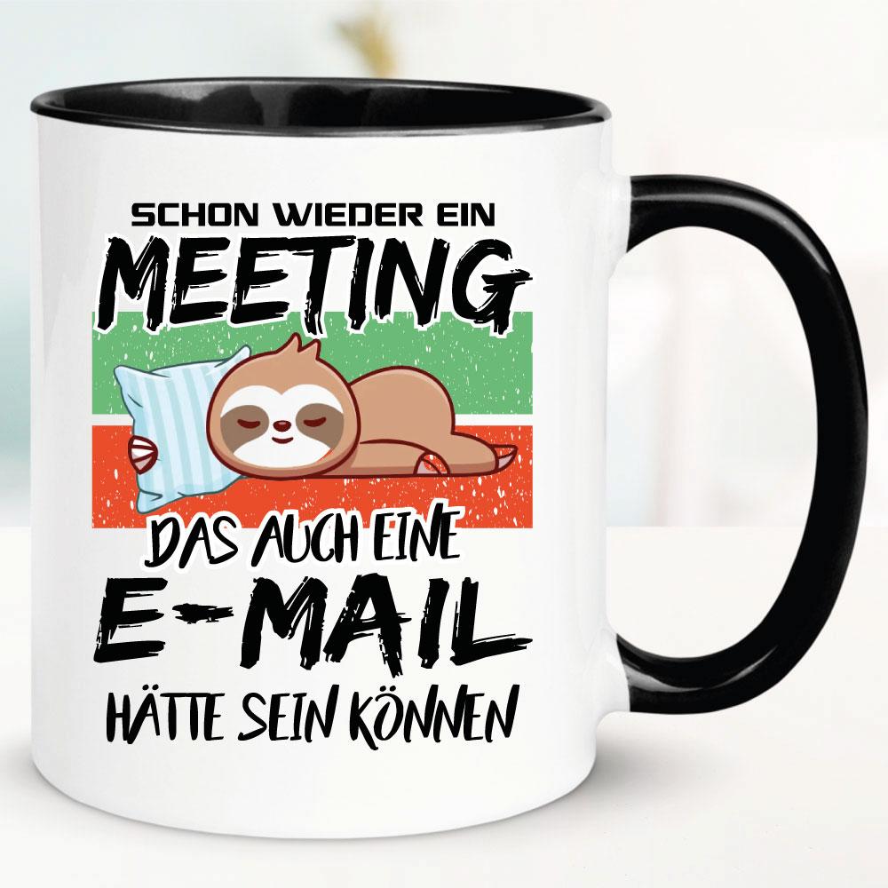 Tasse E-Mail hätte Meeting sein können