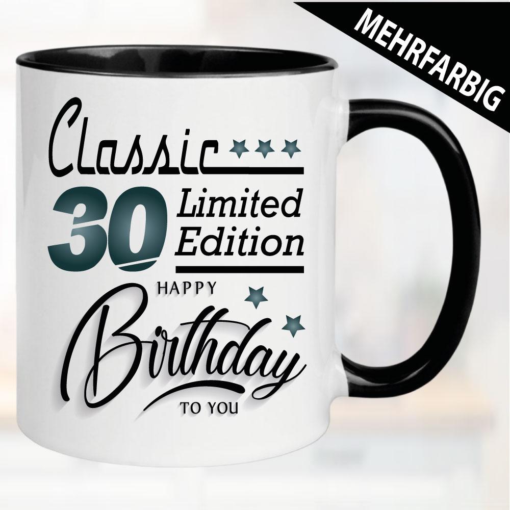 Tasse Geburtstag Limited Edition 30 Jahre
