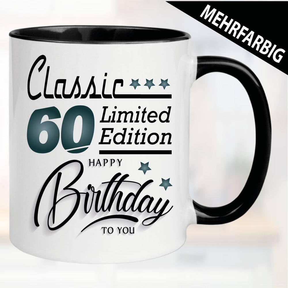 Tasse Geburtstag Limited Edition 60 Jahre