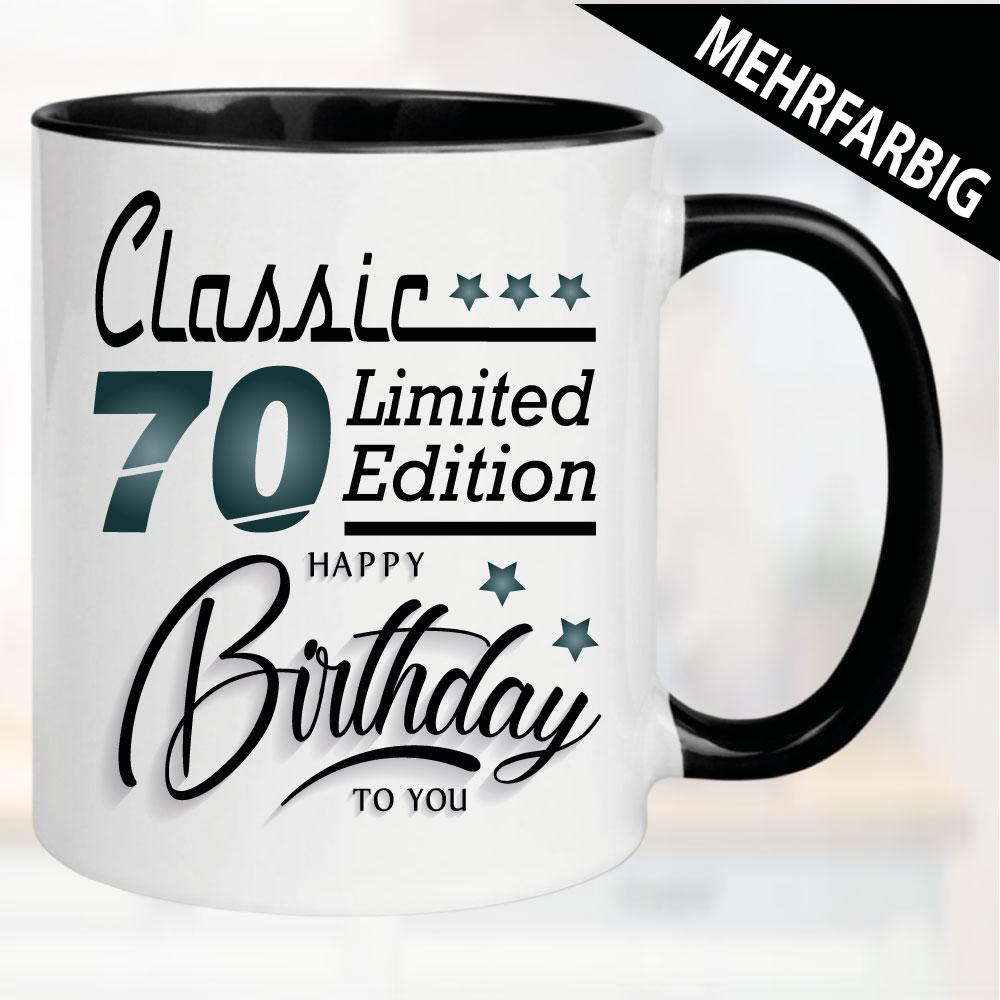 Tasse Geburtstag Limited Edition 70 Jahre