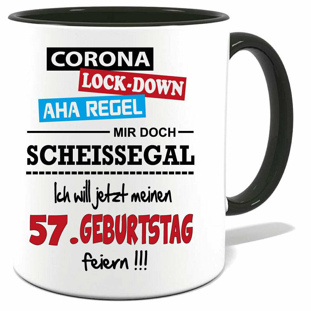 Corona Geburtstagstasse Scheissegal