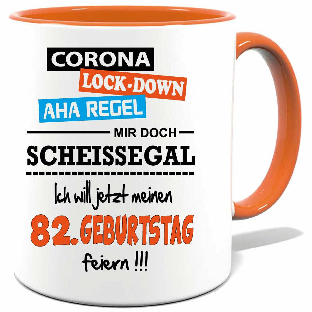 Corona Geburtstagstasse Scheissegal