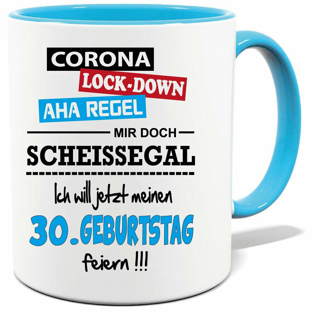 Corona Geburtstagstasse Scheissegal