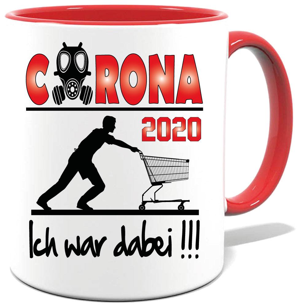 Corona Tasse in 8 Farben * Dabei sein