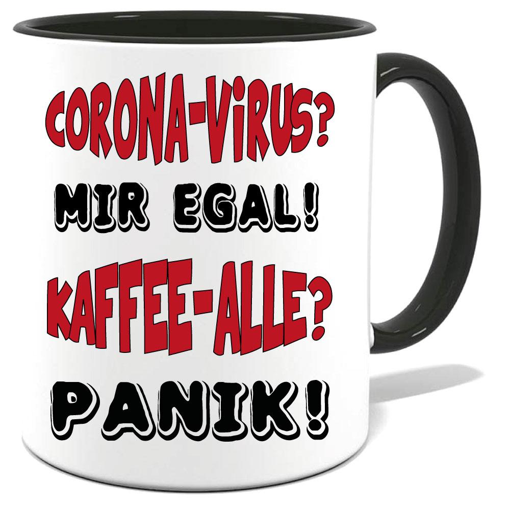 Corona Tasse in 8 Farben * Kaffee Panik