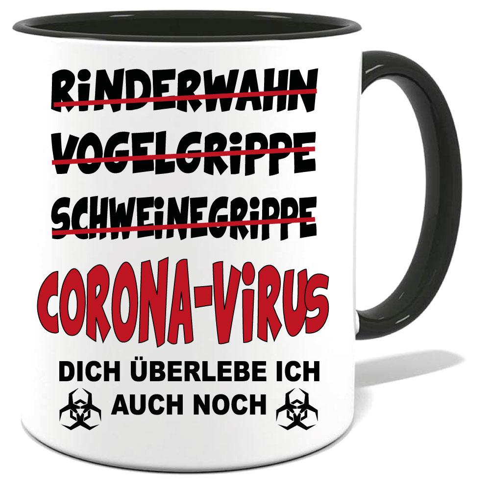 Corona Tasse in 8 Farben * CORONA-VIRUS