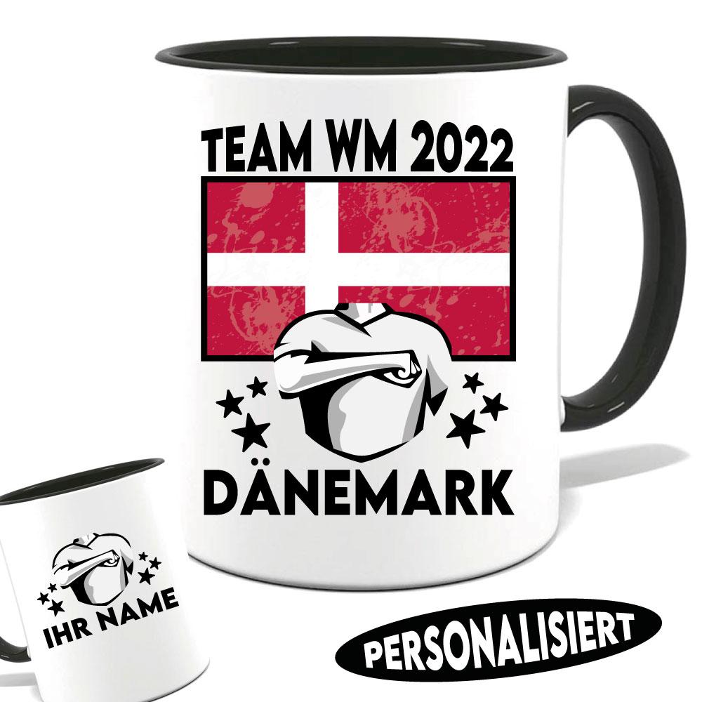 Dänemark - Tasse zur Fußballweltmeisterschaft 2022