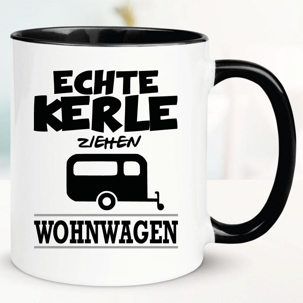 Lustige Sprüche Tasse für Camper Echte Kerle