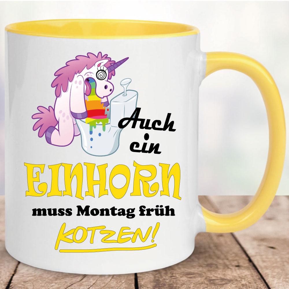 Einhorn Montag Kotzen