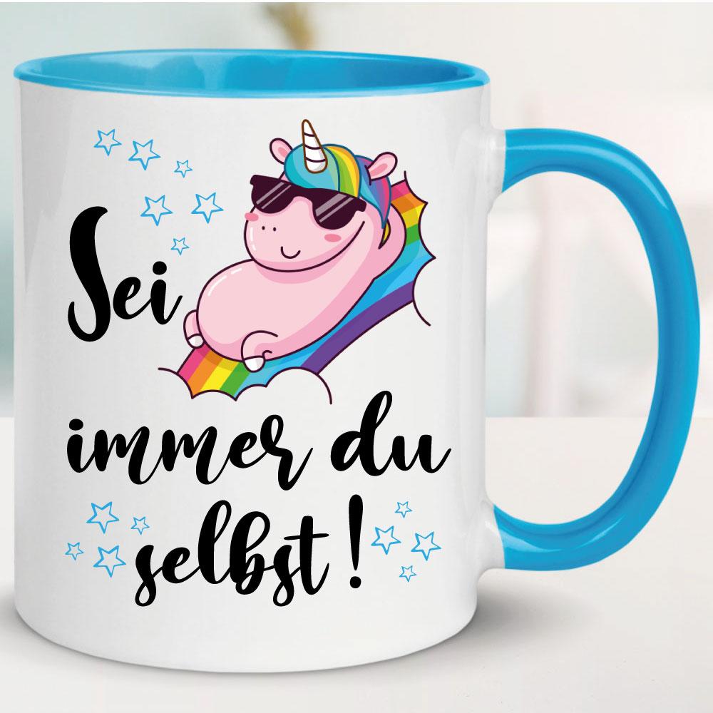 Einhorn Sei immer du selbst