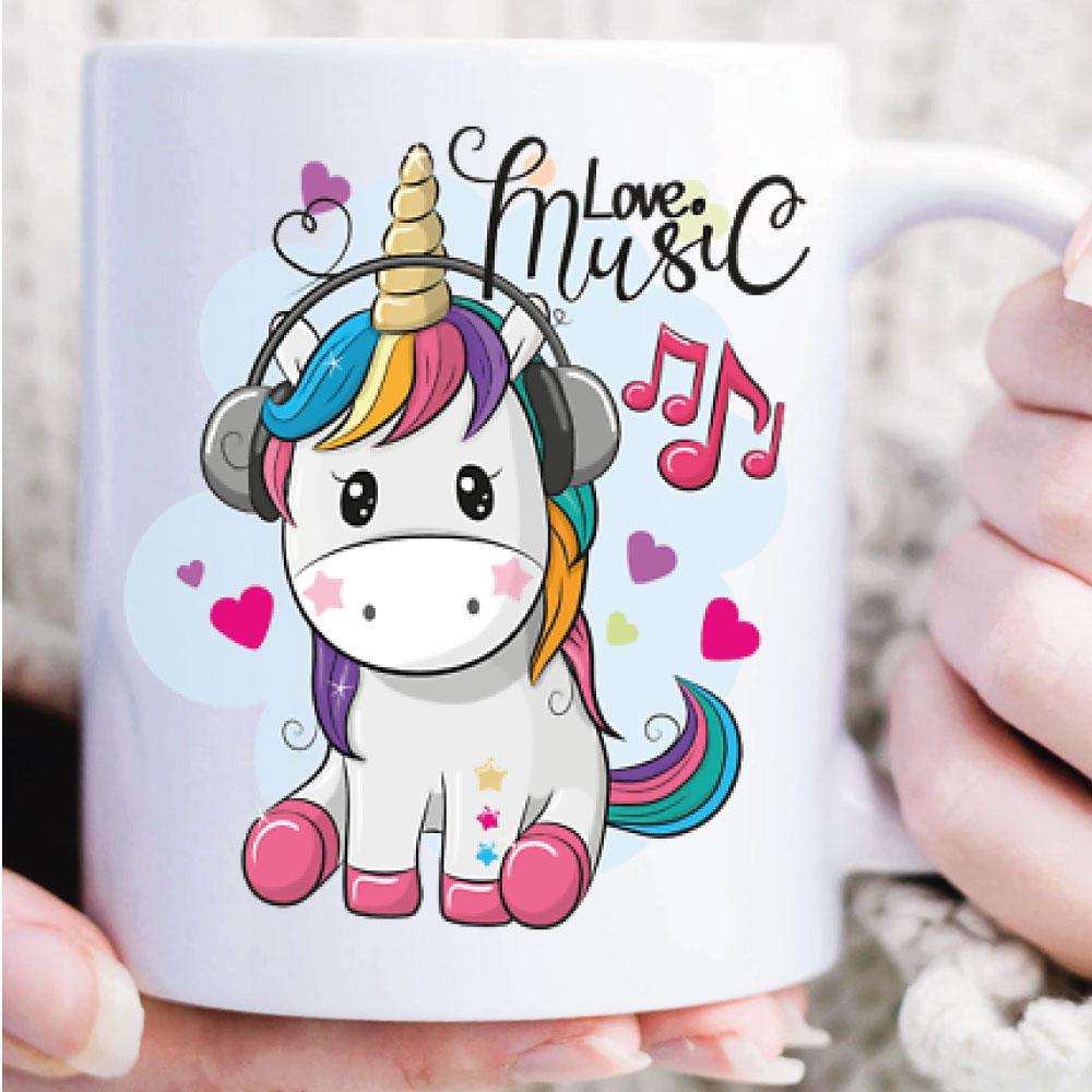 Einhorn I Love Music