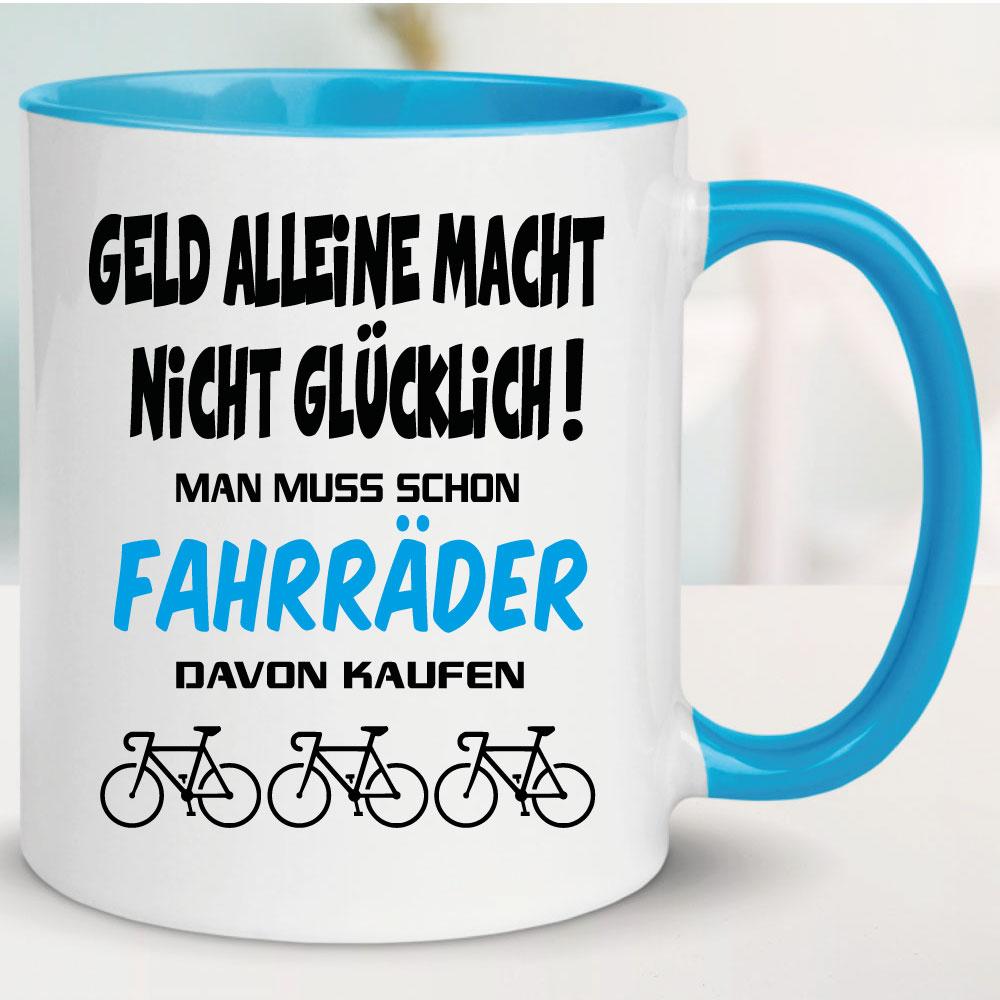 Tasse für Radfahrer Fahrrad kaufen Hellblau