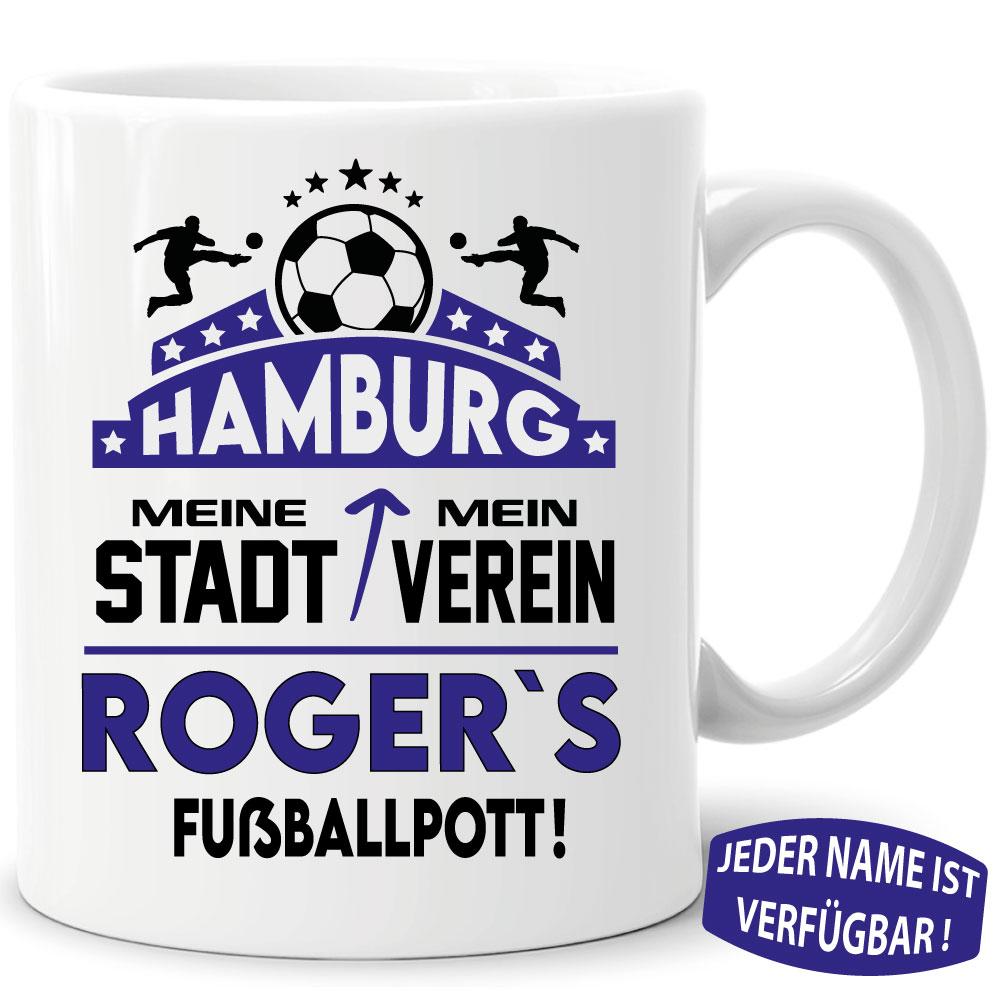 Fantasse Weiß Personalisiert Hamburger SV