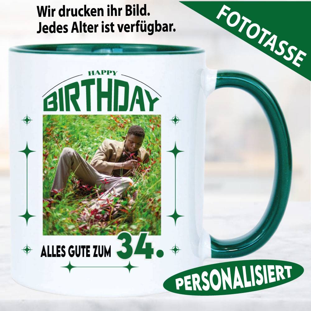 Fototasse-Geburtstag-Personalisiert-Photo-Alterszahl-Grün